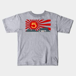 Mach 5 Speed Racer Rising Sun Kids T-Shirt